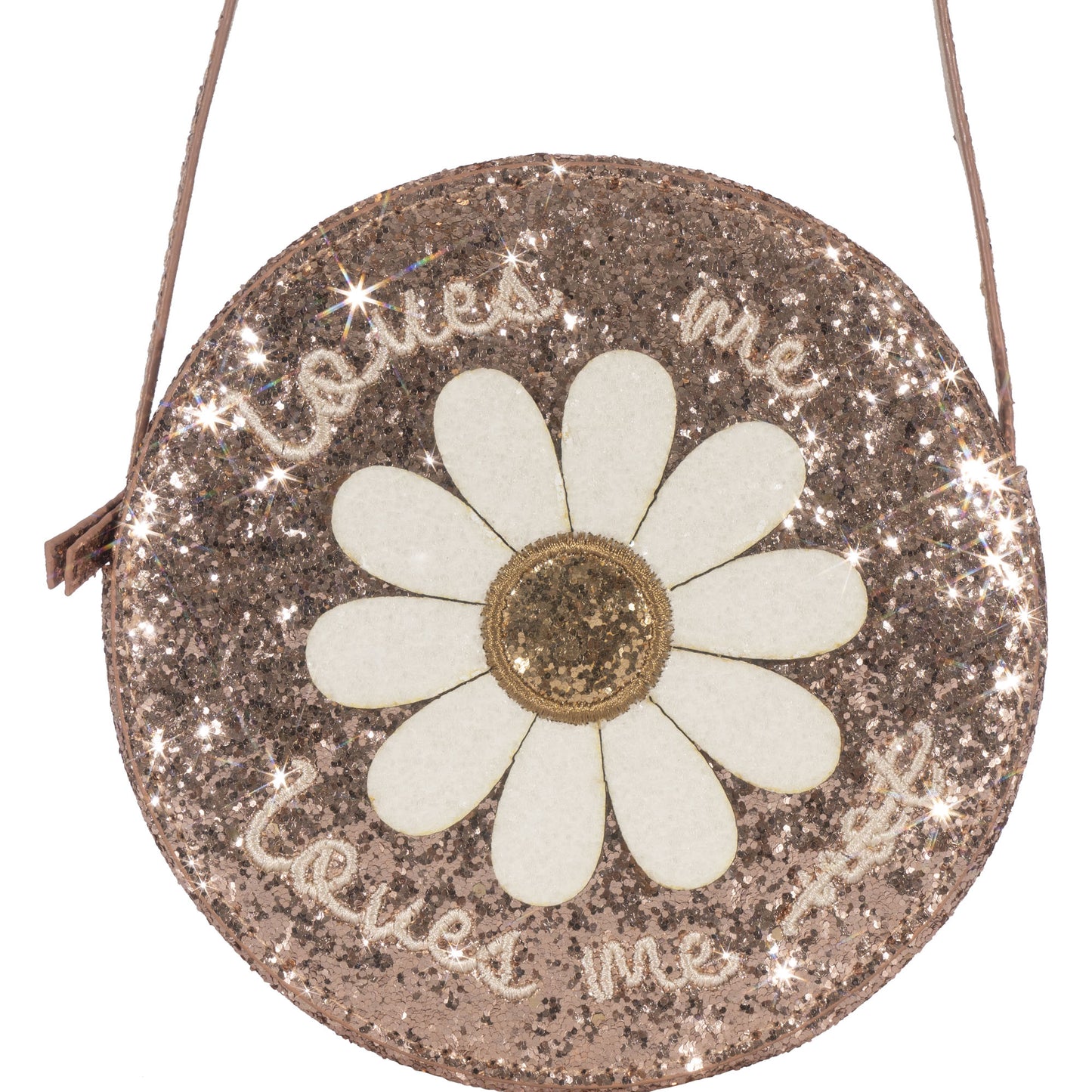 Konges Sløjd Daisy Sac bandoulière à paillettes - Cameo Rose