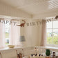 Konges Sløjd Happy Birthday kit - Assiettes, tasses, ballon, banderole, serviettes, cake topper, pompon - Dino