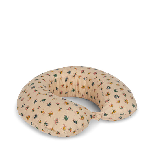 Konges Sløjd Oreiller de voyage/Coussin cervical enfant - Coton biologique - Bloomie Blush