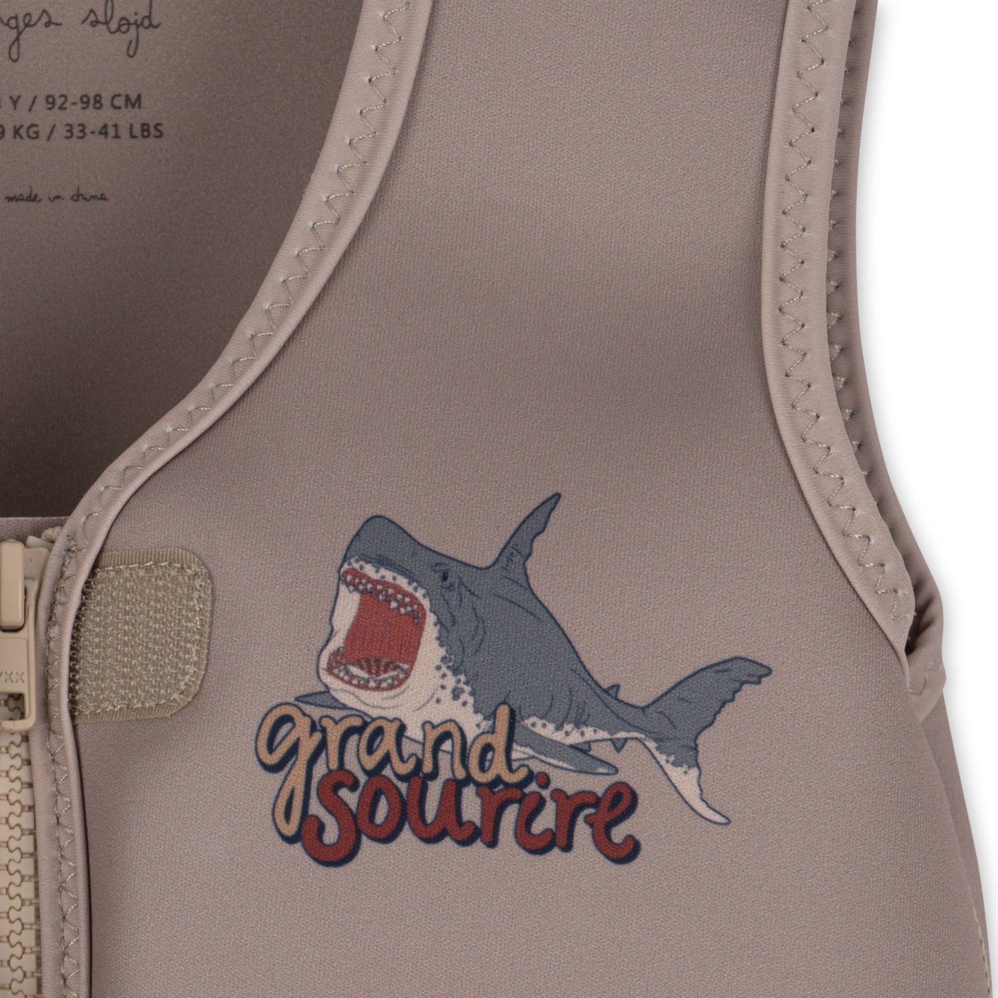 Konges Sløjd Neopreen Float Vest/Zwemvest/Drijfvest - Shark