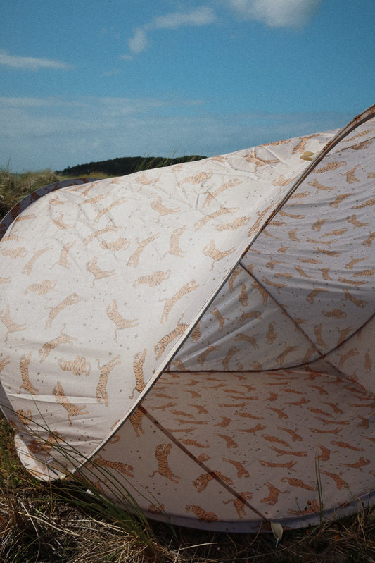 Konges Sløjd Beach Tent Pop Up Shelter - Tente de plage - Tente - Anti UV - Tigre