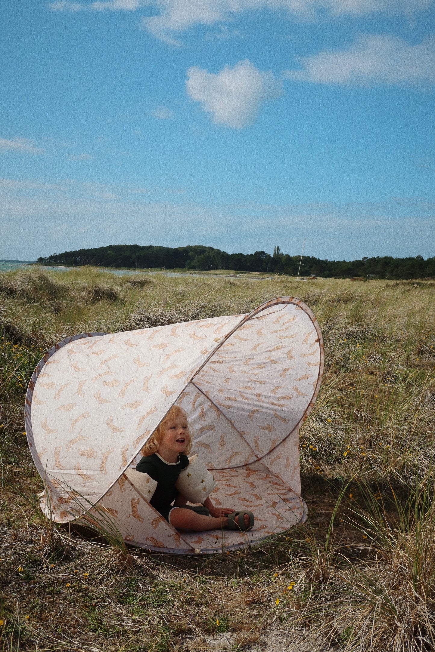 Konges Sløjd Beach Tent Pop Up Shelter - Strandtent - Tent - Anti UV - Tiger