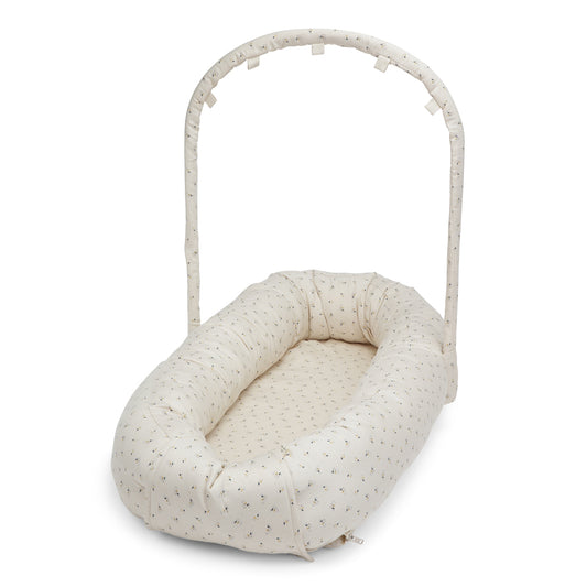 Konges Sløjd Babynest with bow for toys - Petales