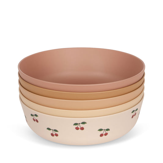 Konges Sløjd Bowls set de 5 pièces - Mélange de cerises