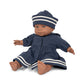 Konges Sløjd Doll clothing set sailor dress - Blues - 35 cm - Clothing set - Organic cotton