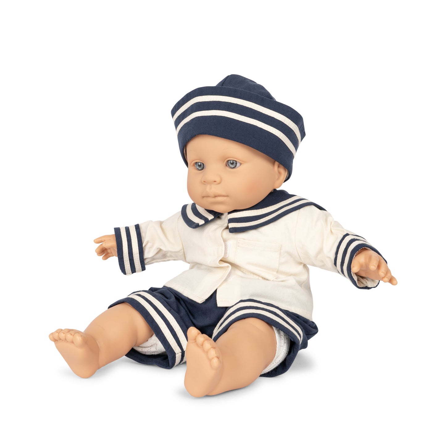 Konges Sløjd Doll clothing set sailor suit - Blues - 35 cm - Clothing set - Organic cotton