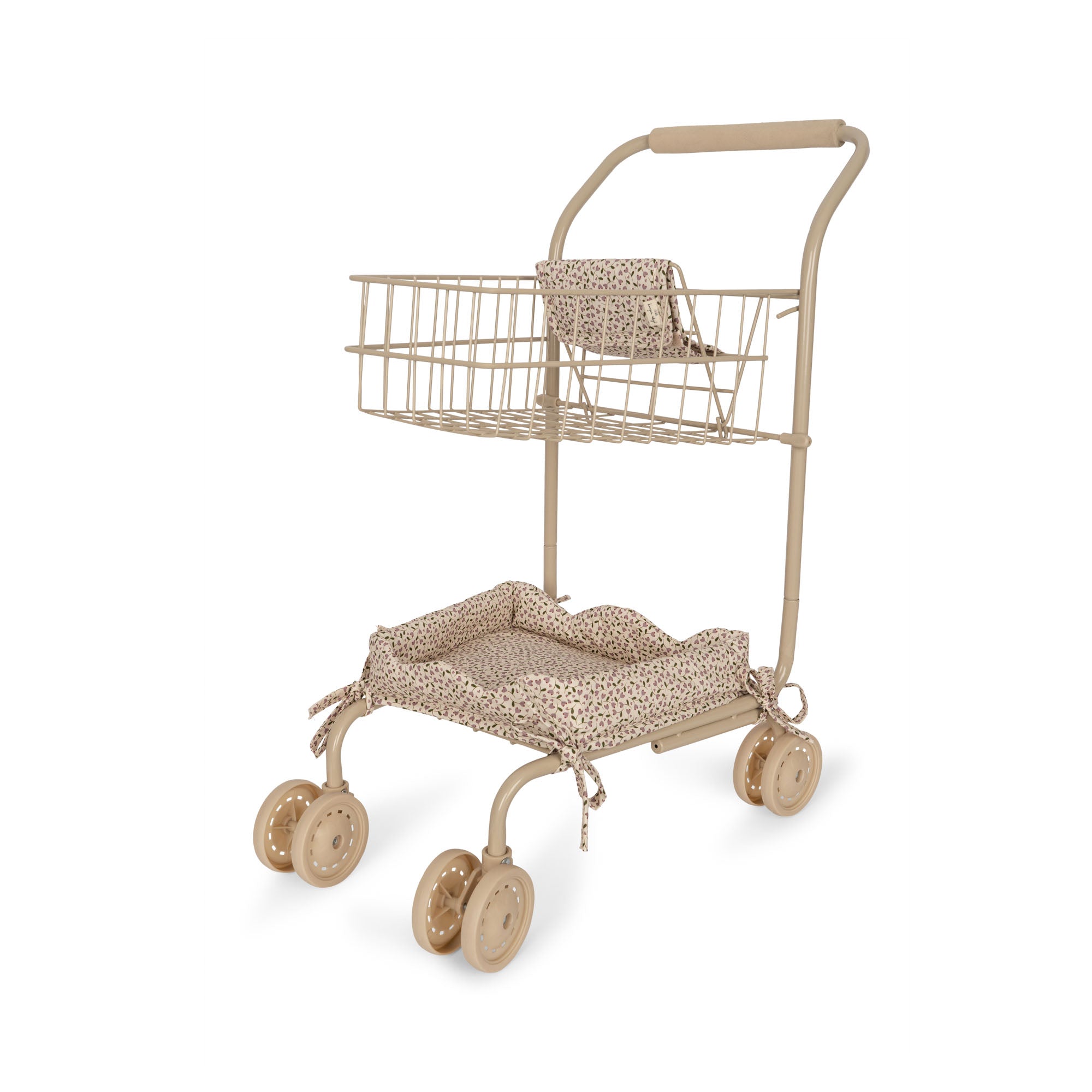 Toy shopping trolley with doll seat sales