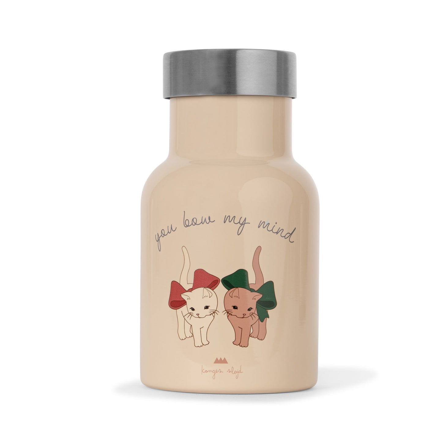 Gourde Thermo Konges Sløjd 250 ml - Bow Kitty