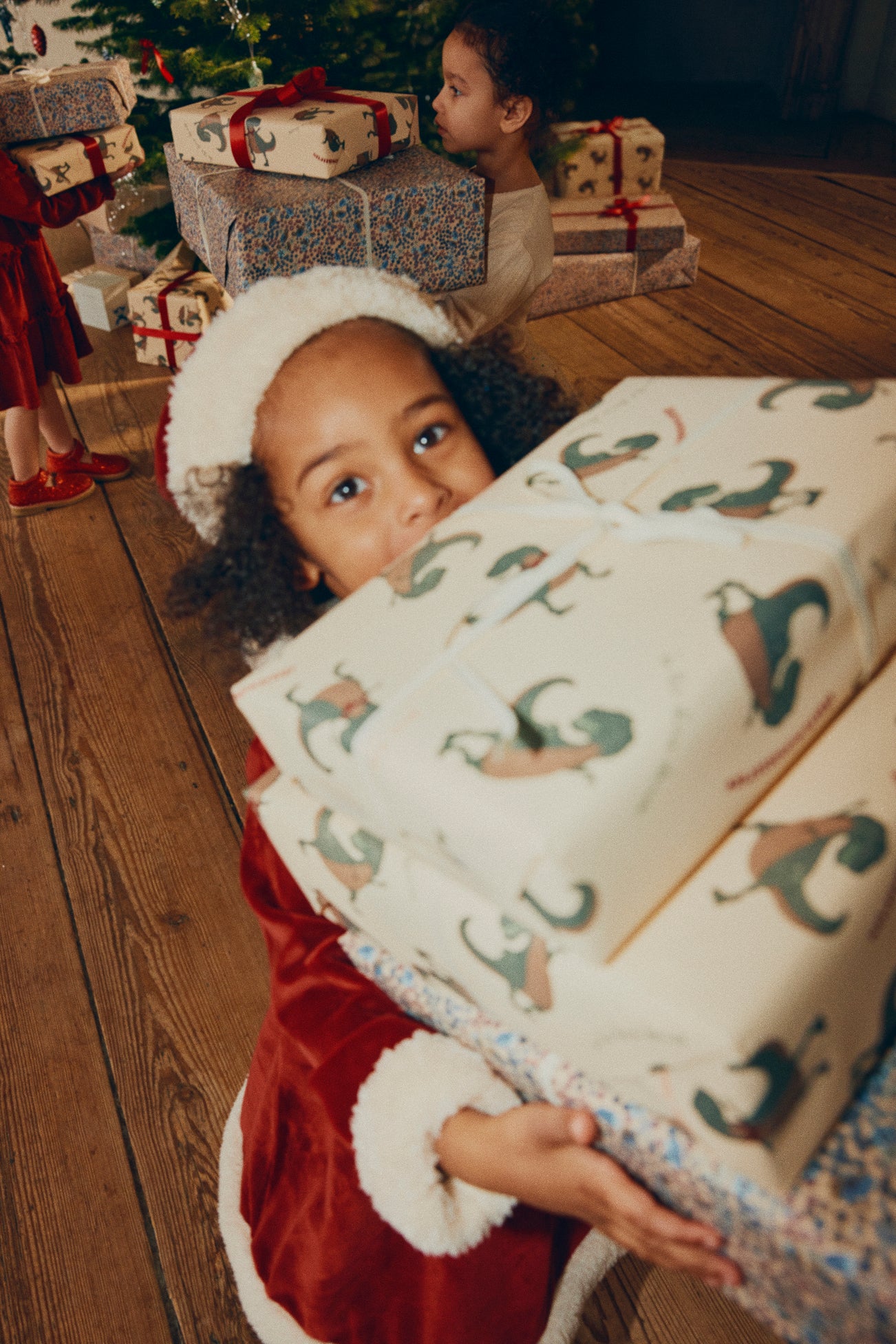 Bonnet de Noël Konges Sløjd pour enfant - Jolly Red