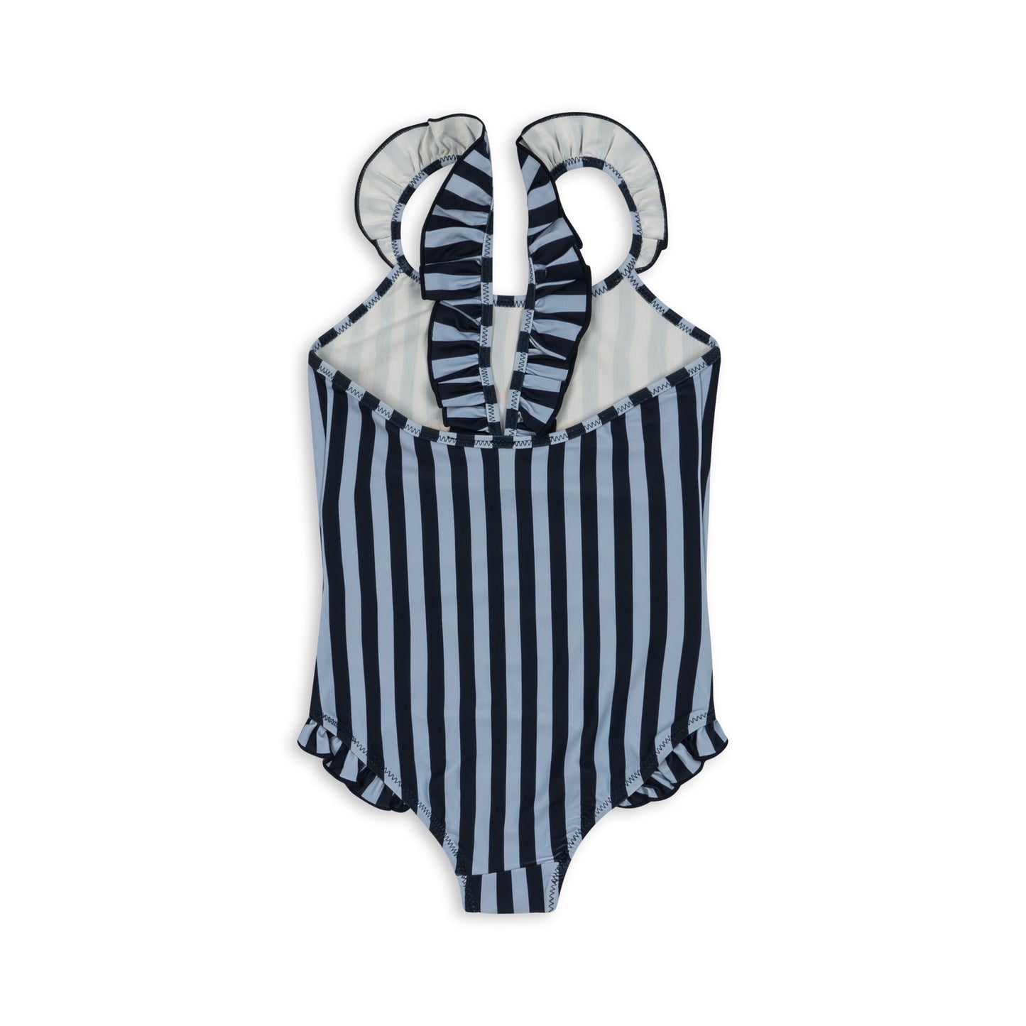 Konges Sløjd Dea Zwempak/Badpak Frill - Navy Stripe