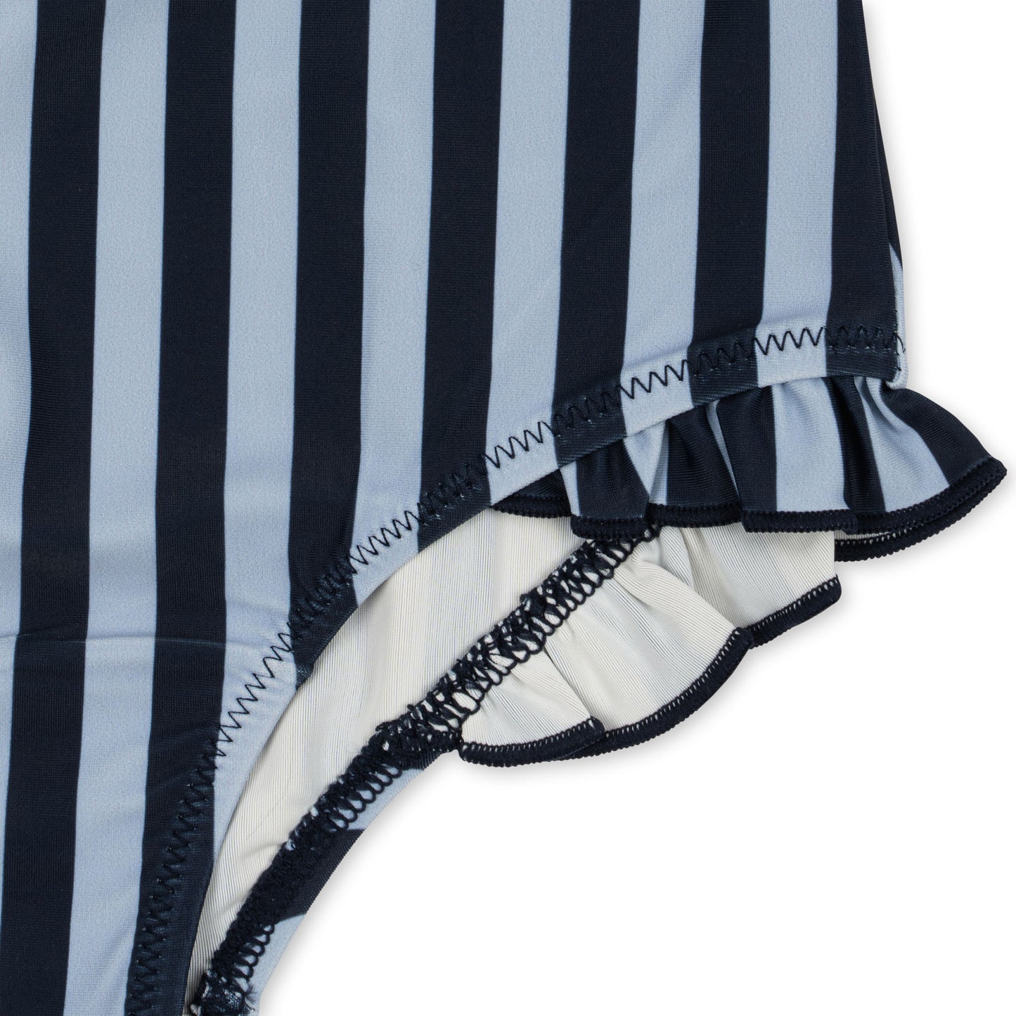 Konges Sløjd Dea Zwempak/Badpak Frill - Navy Stripe