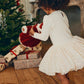 Konges Sløjd Christmas dress with hat for baby dolls - doll clothes - Jolly Red