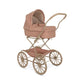 Konges Sløjd Poppenwagen/Doll Pram Vintage - Opvouwbaar - Mahogany Rose