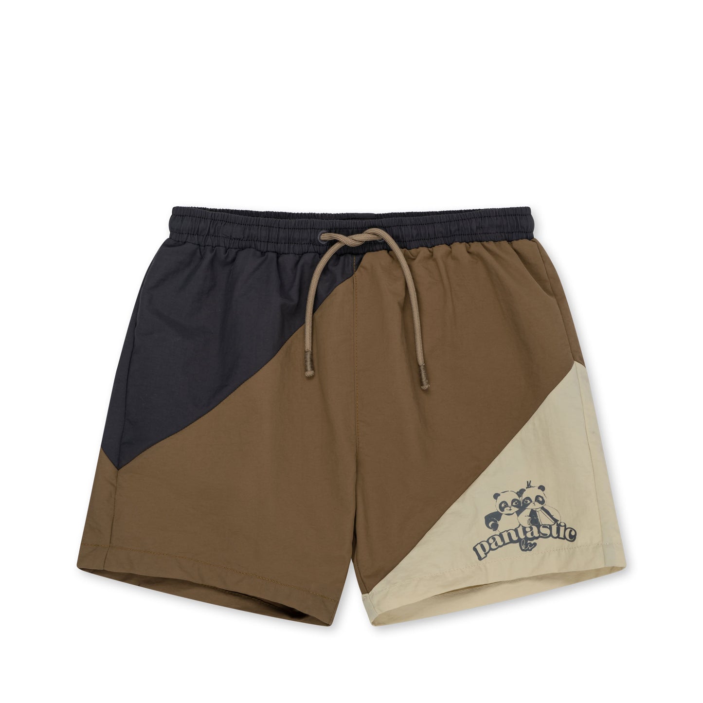 Konges Sløjd Ebbe swimming shorts child - Shitake color block