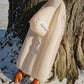 Konges Sløjd Opblaasbare sneeuwscooter 115x59x20cm - Cream Off White