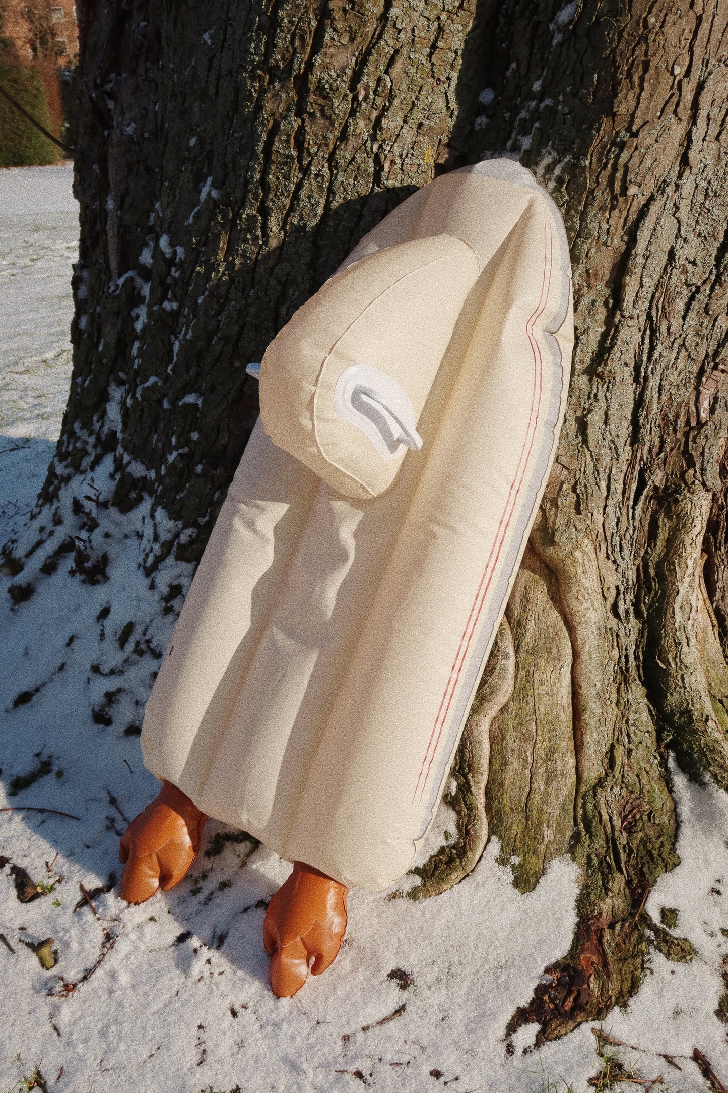 Konges Sløjd Opblaasbare sneeuwscooter 115x59x20cm - Cream Off White