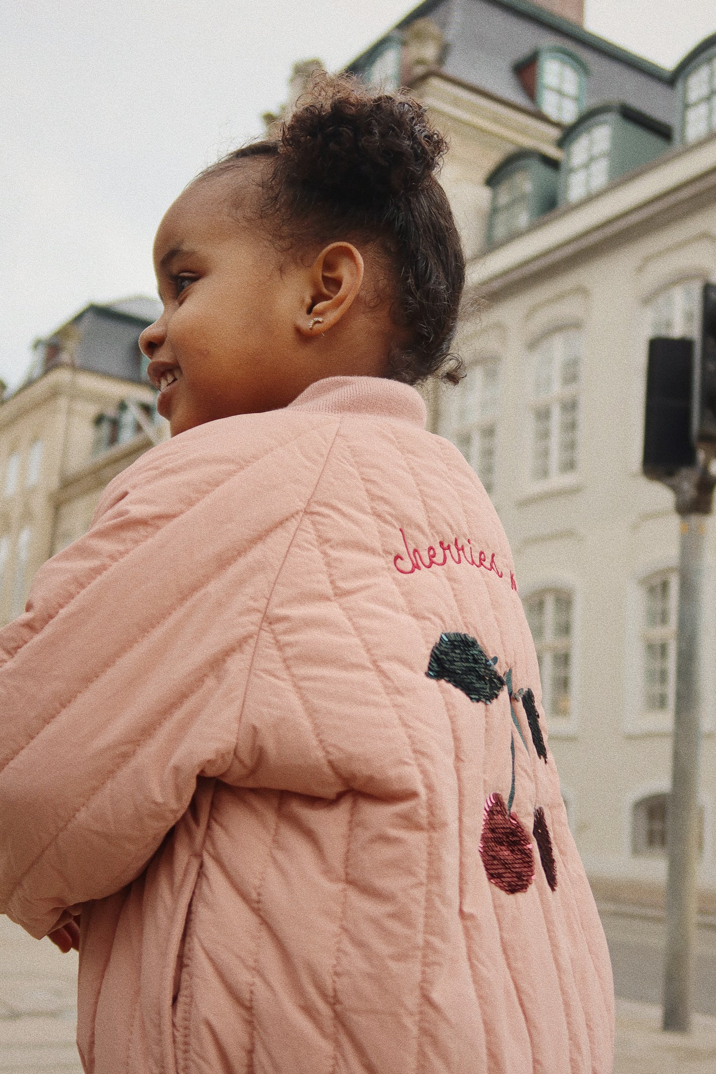 Konges Sløjd Juno Veste thermique/Bomber avec paillettes - Toscane