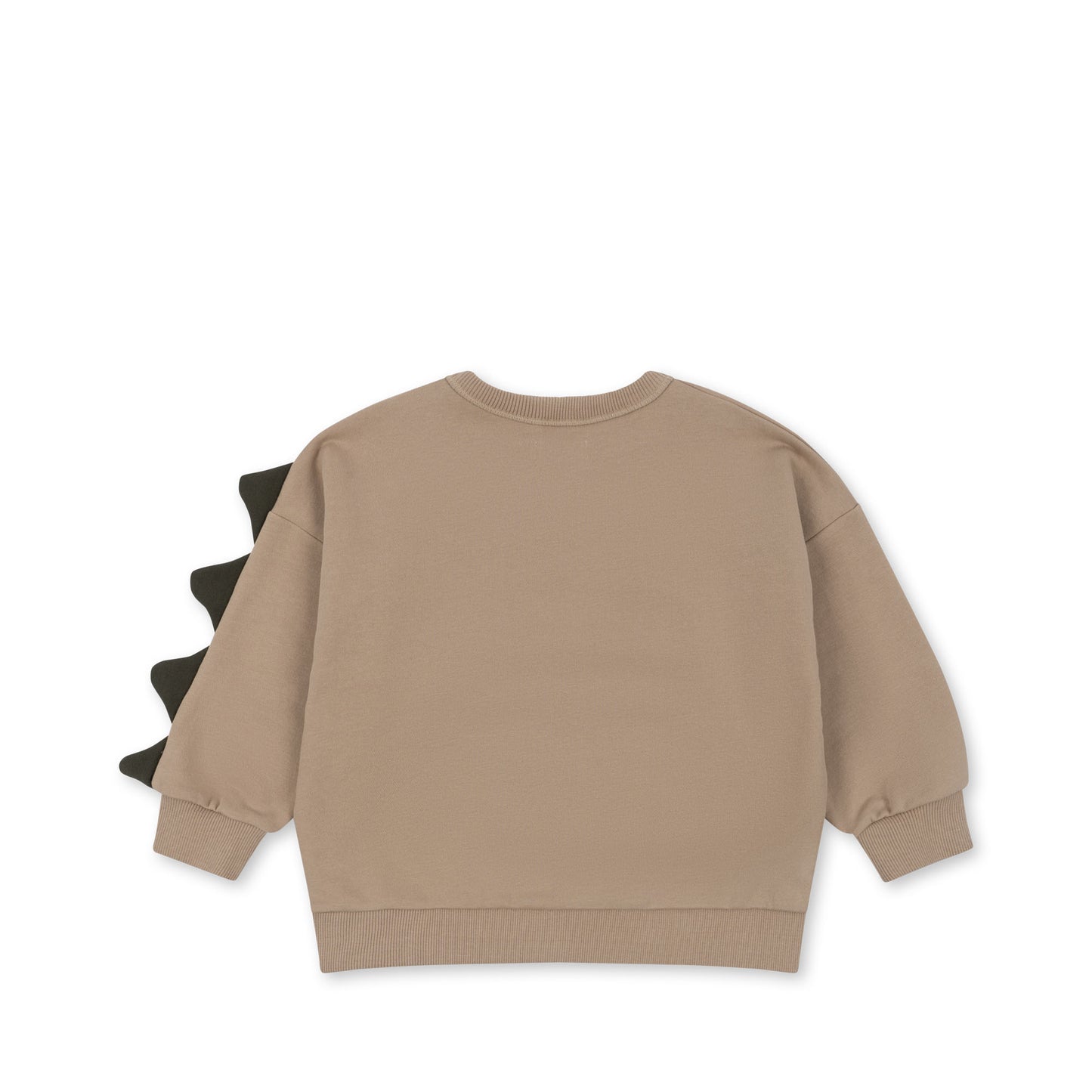 Konges Sløjd Lou Sweatshirt/Trui Animal Spike Dino - Oxford Tan