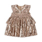 Konges Sløjd Starla Robe scintillante à sequins - Gold Blush