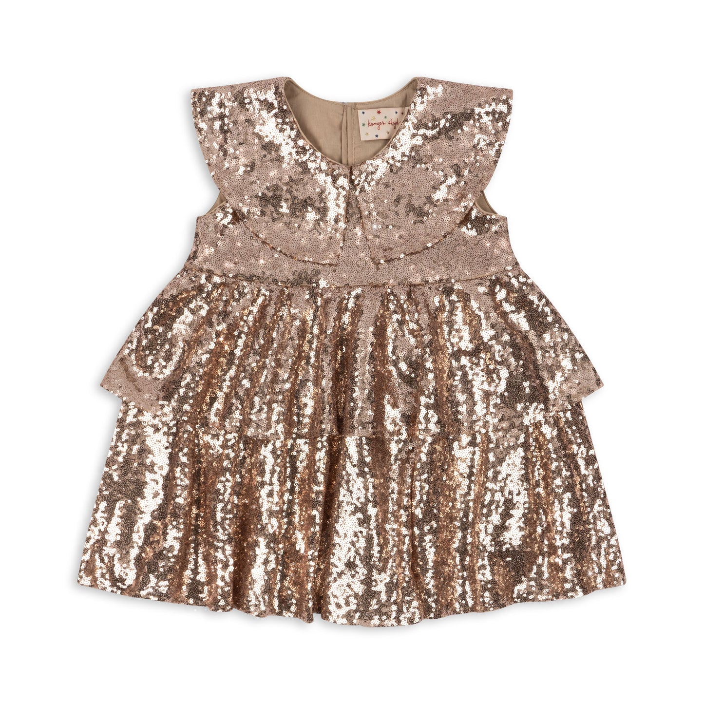 Konges Sløjd Starla Robe scintillante à sequins - Gold Blush