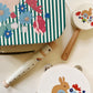 Konges Sløjd Bunny Ensemble de musique en bois - Tambourin, flûte et tambour à baguettes - Convient à partir de 3 ans - Bunny Tokki