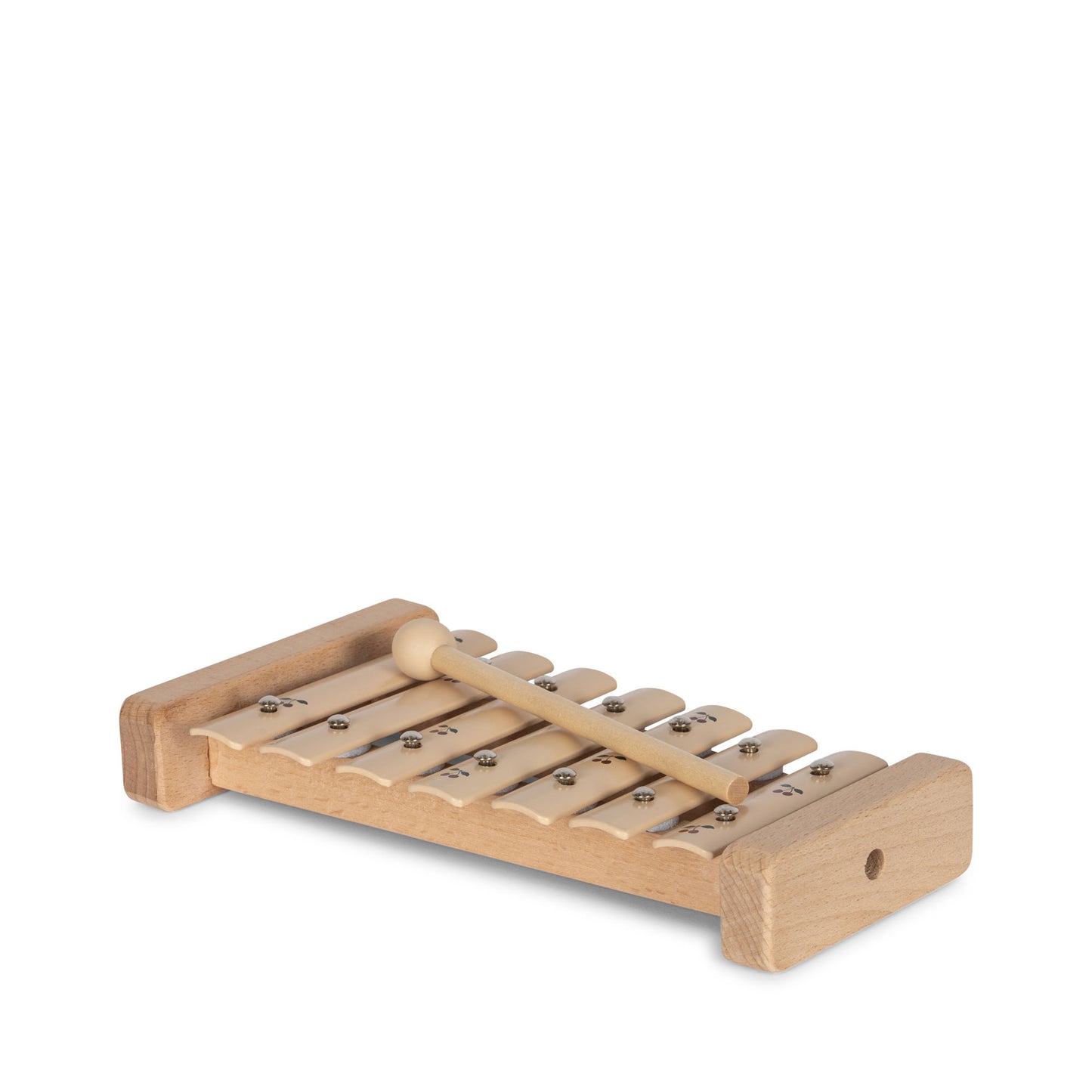 Konges Sløjd Wooden xylophone with 7 metal keys - Cherry