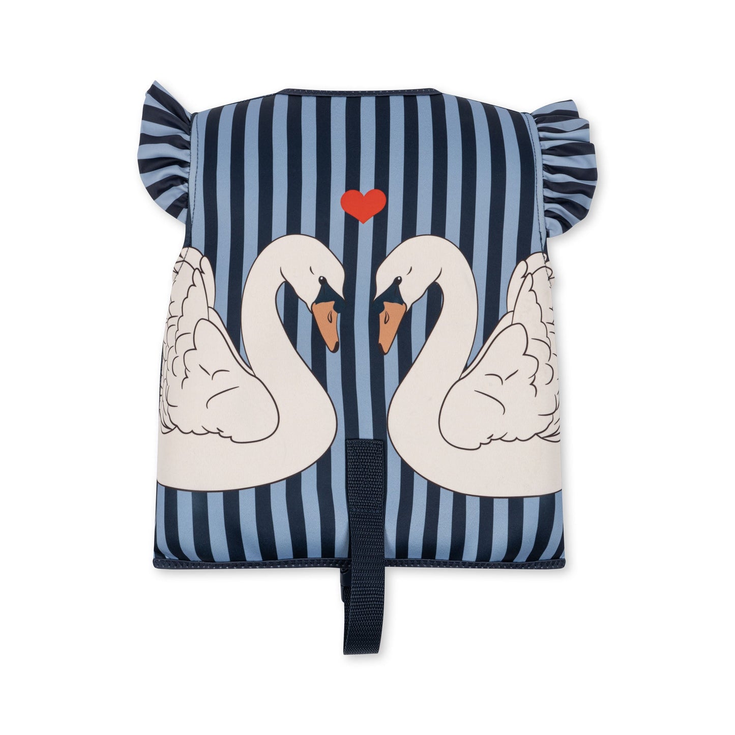 Konges Sløjd Neoprene Life Jacket Frill - Swan Stripe