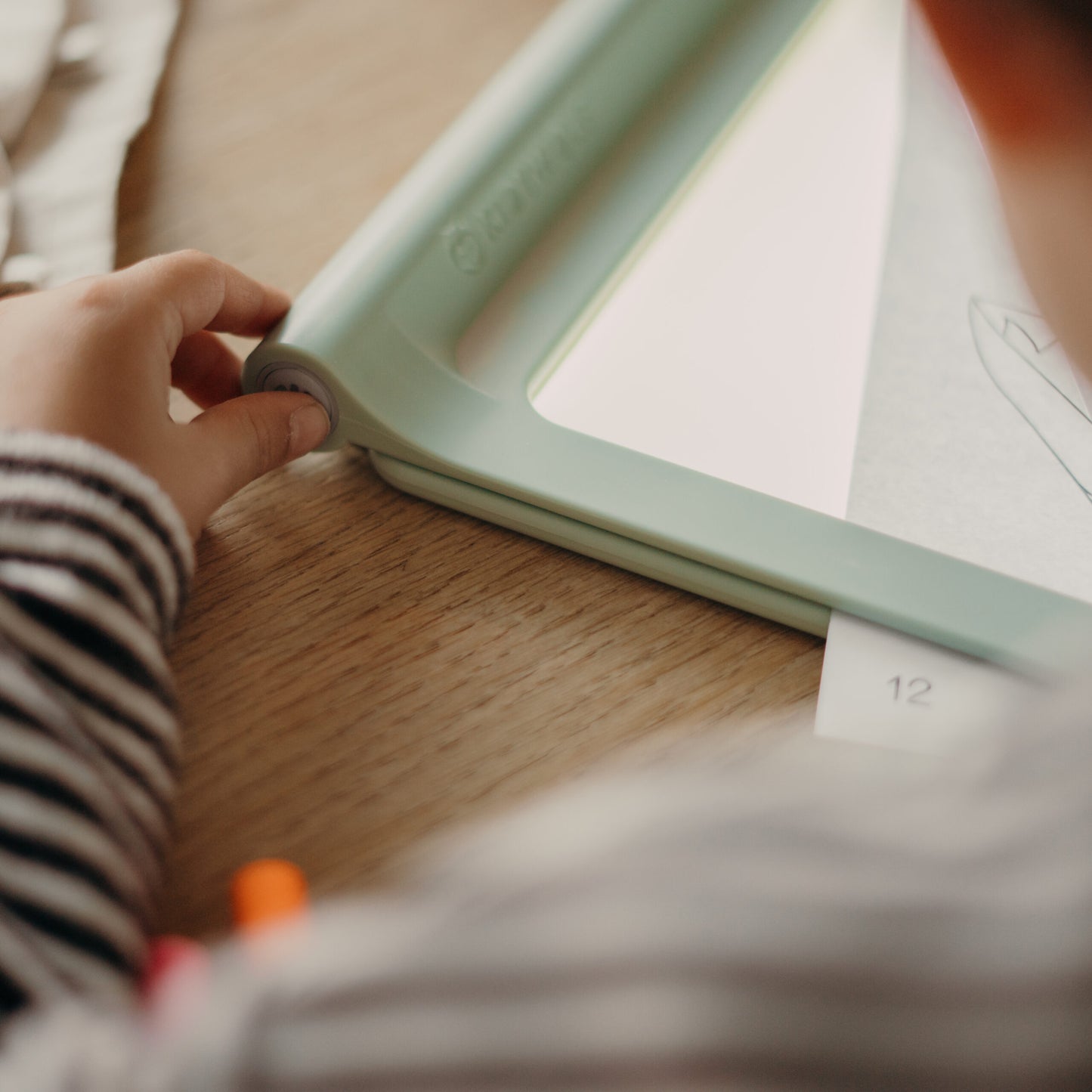 Kidywolf Mobiele en lichtgevende kindertablet - Groen