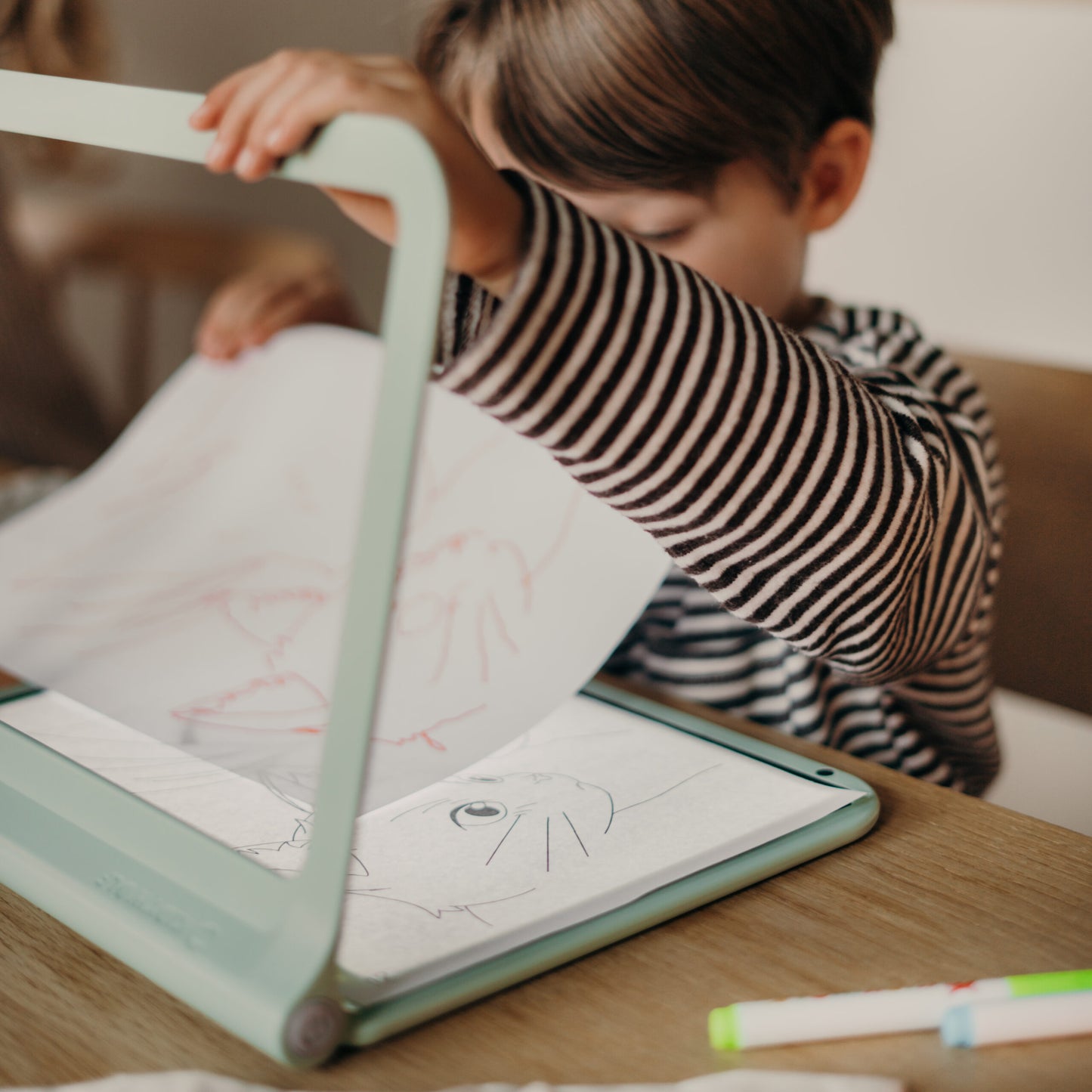 Kidywolf Mobiele en lichtgevende kindertablet - Groen