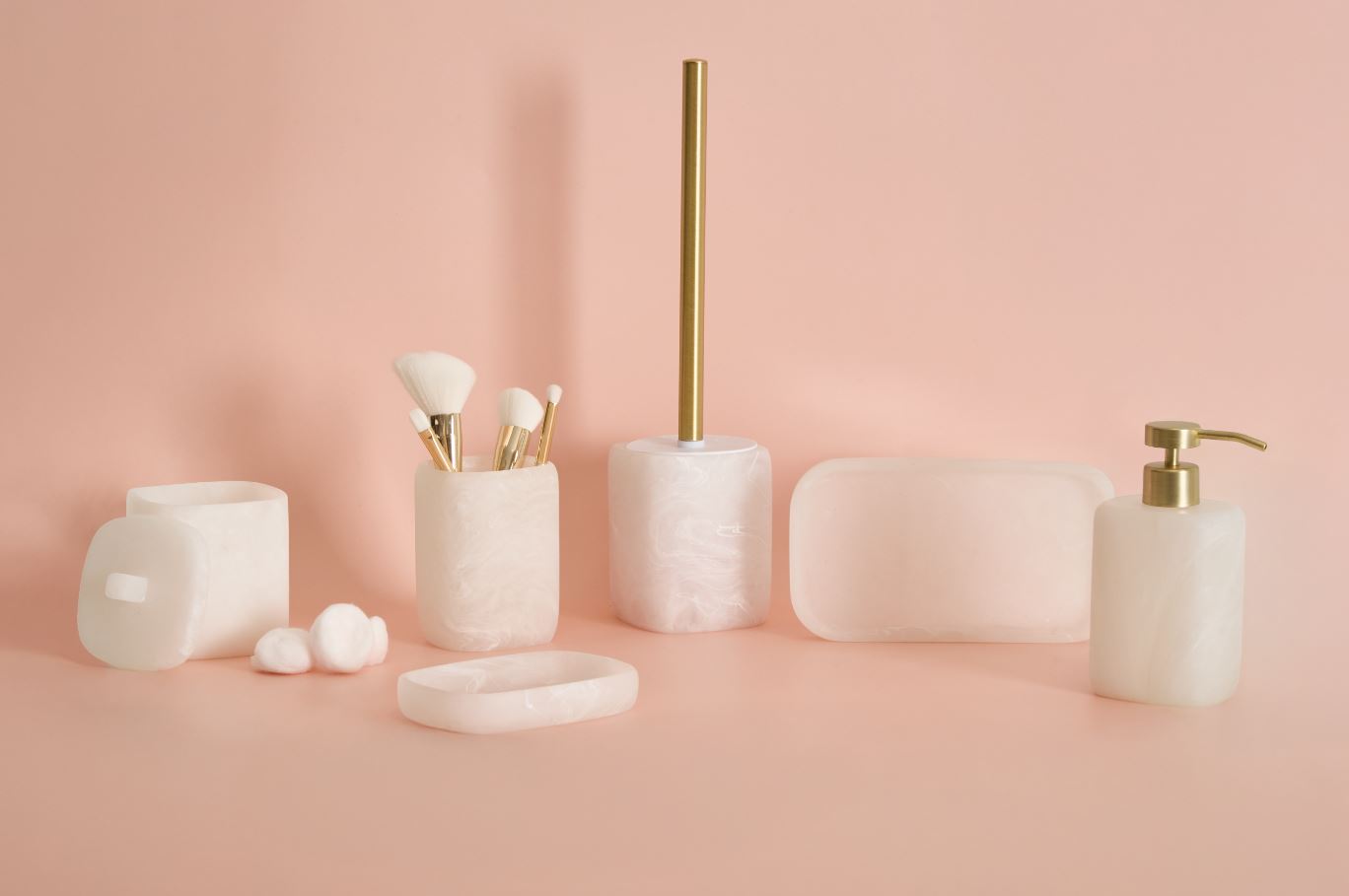 5Five Cloudy Tandenborstelhouder - 8x7x11cm - Wit