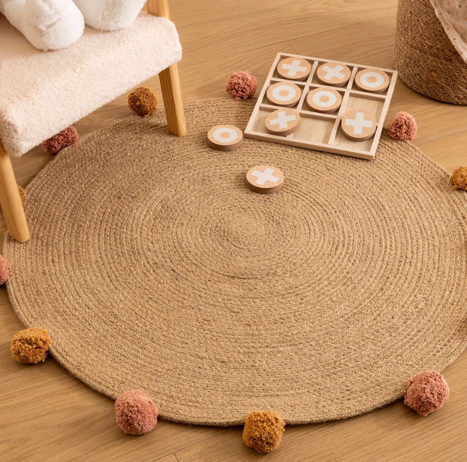 Tapis Atmposhera Jute avec pompons - Tapis - Dia 78