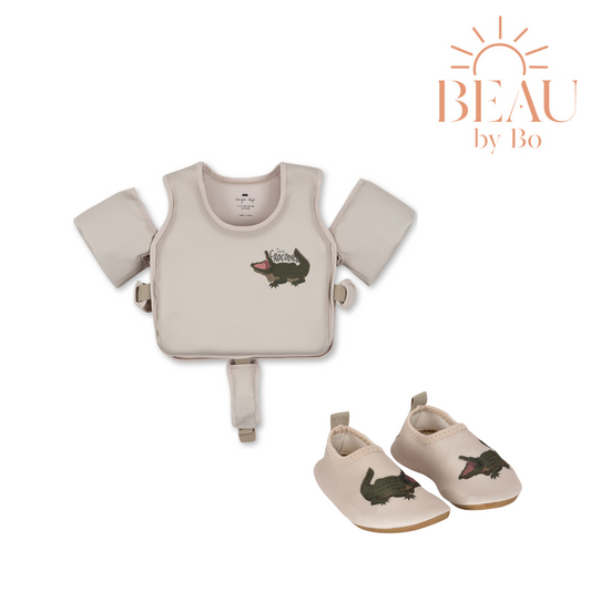 BEAU by Bo Konges Sløjd life jacket + Crocodile swimming shoe