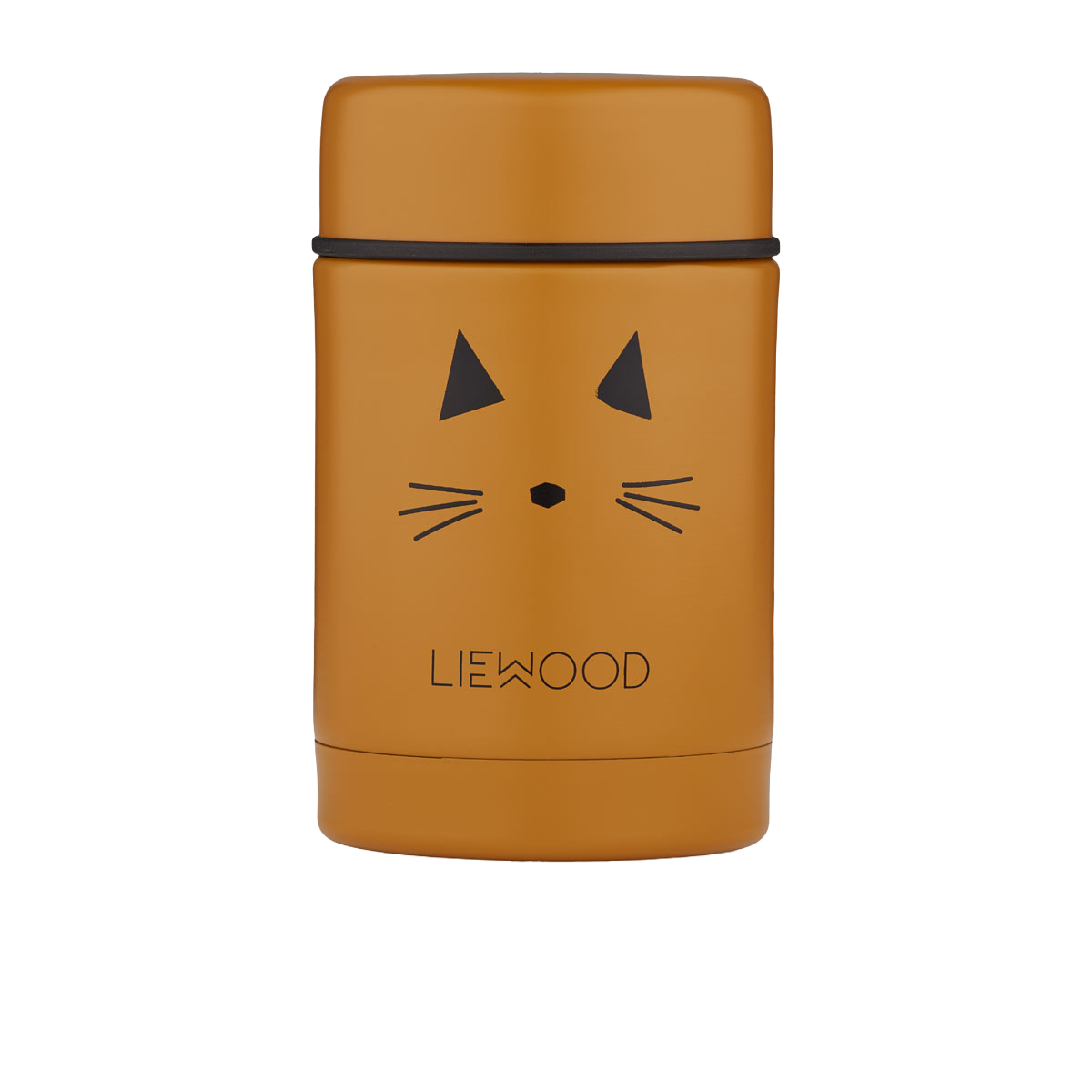 Liewood Nadja eetpot/voedselcontainer 250 ml - Cat Mustard