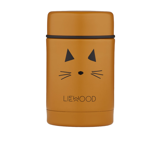 Liewood Nadja eetpot/voedselcontainer 250 ml - Cat Mustard