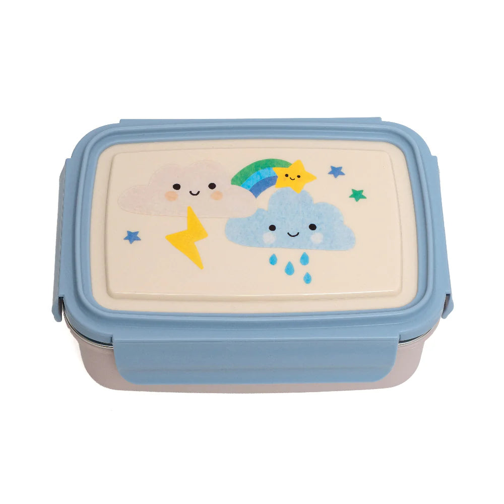 Petit Monkey Bentobox Sparkling Sky - Grijs