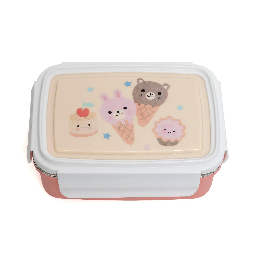 Petit Monkey Bentobox Sparkling Sweets - Roze