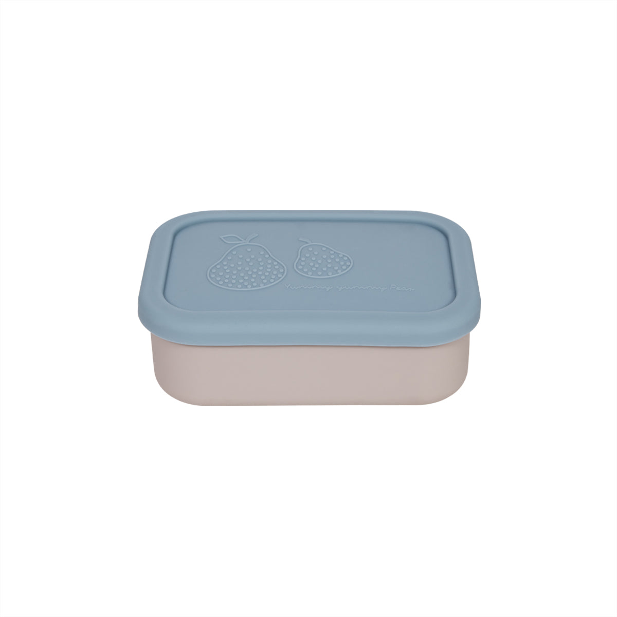 OYOY Yummy Brooddoos/Lunch box met indeling S - Blue/Clay