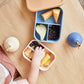 OYOY Yummy Bread box/Lunch box avec disposition S - Bleu/Argile