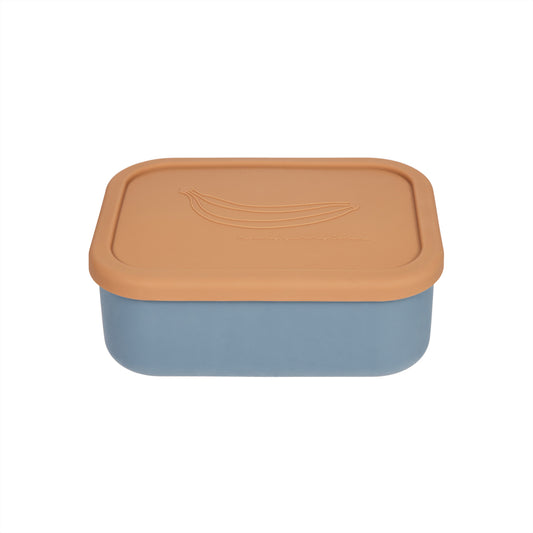 OYOY Yummy Bread box/Lunch box with layout L - Fudge/Clay