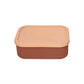 OYOY Yummy Bread box/Lunch box with layout L - Powder/Sienna