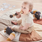 OYOY Moni Padded reversible play blanket D100cm - Multi