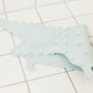 OYOY Gustav crocodile bath mat 80x30cm - Pale Mint