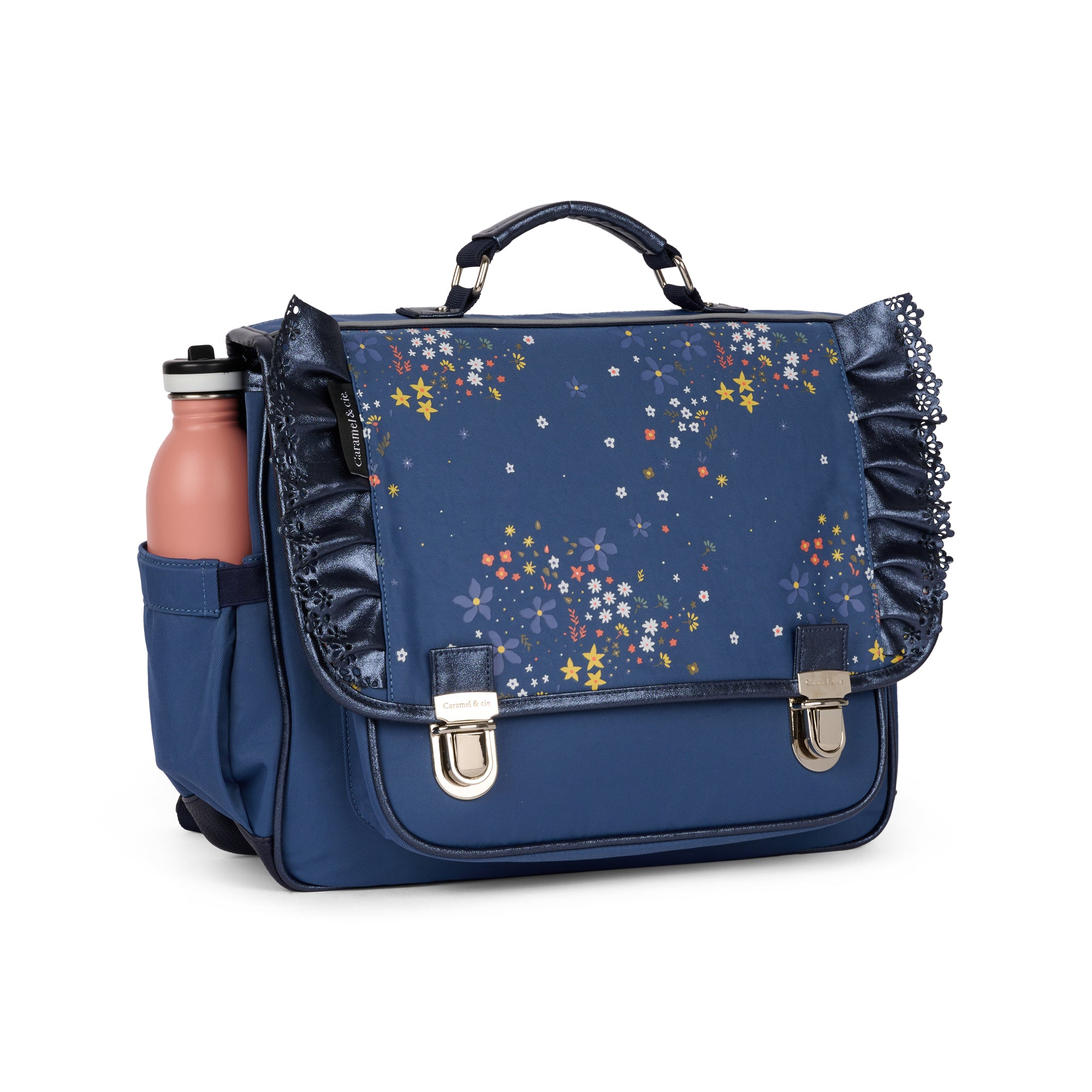 Caramel & Cie Boekentas/Schooltas Froufrou Stella Medium - Blauw