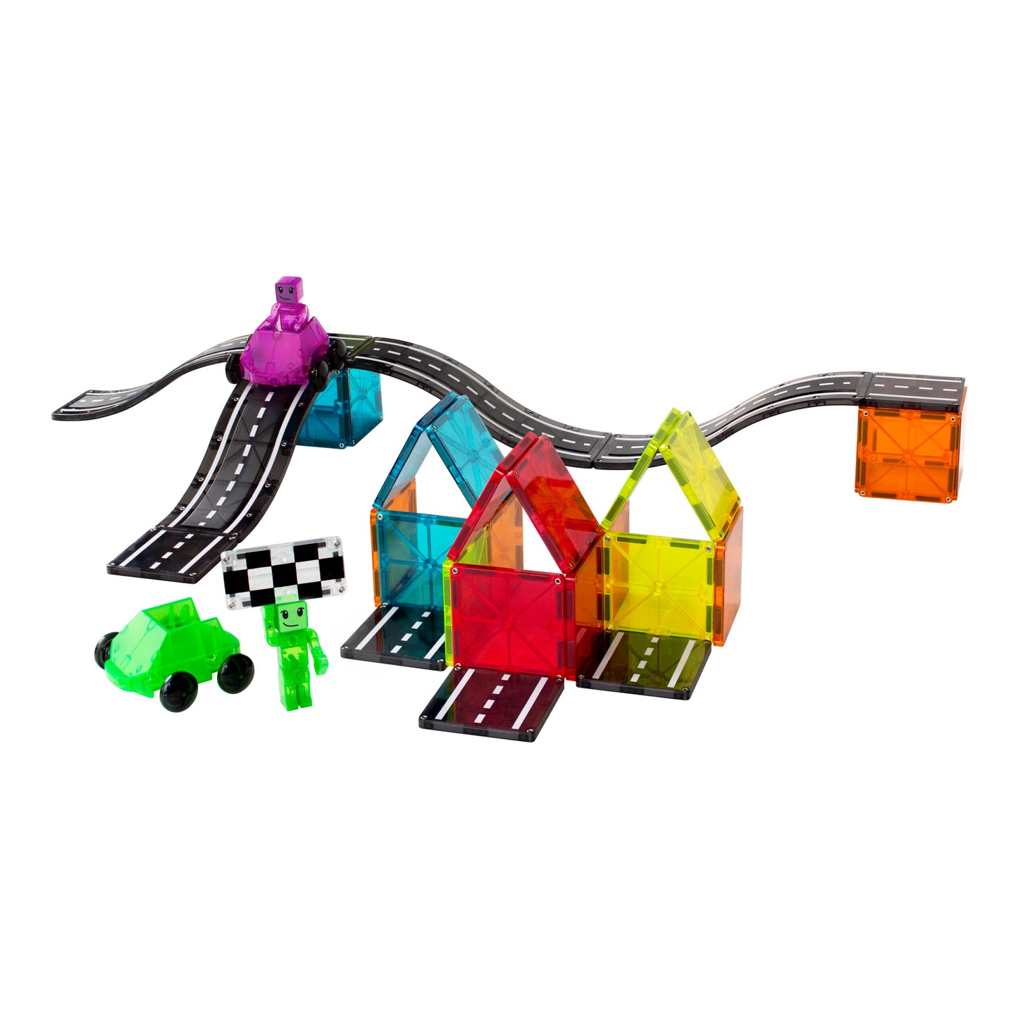 Magna-Tiles Downhill Duo 40 stuks - Geschikt vanaf 3 jaar - Multi