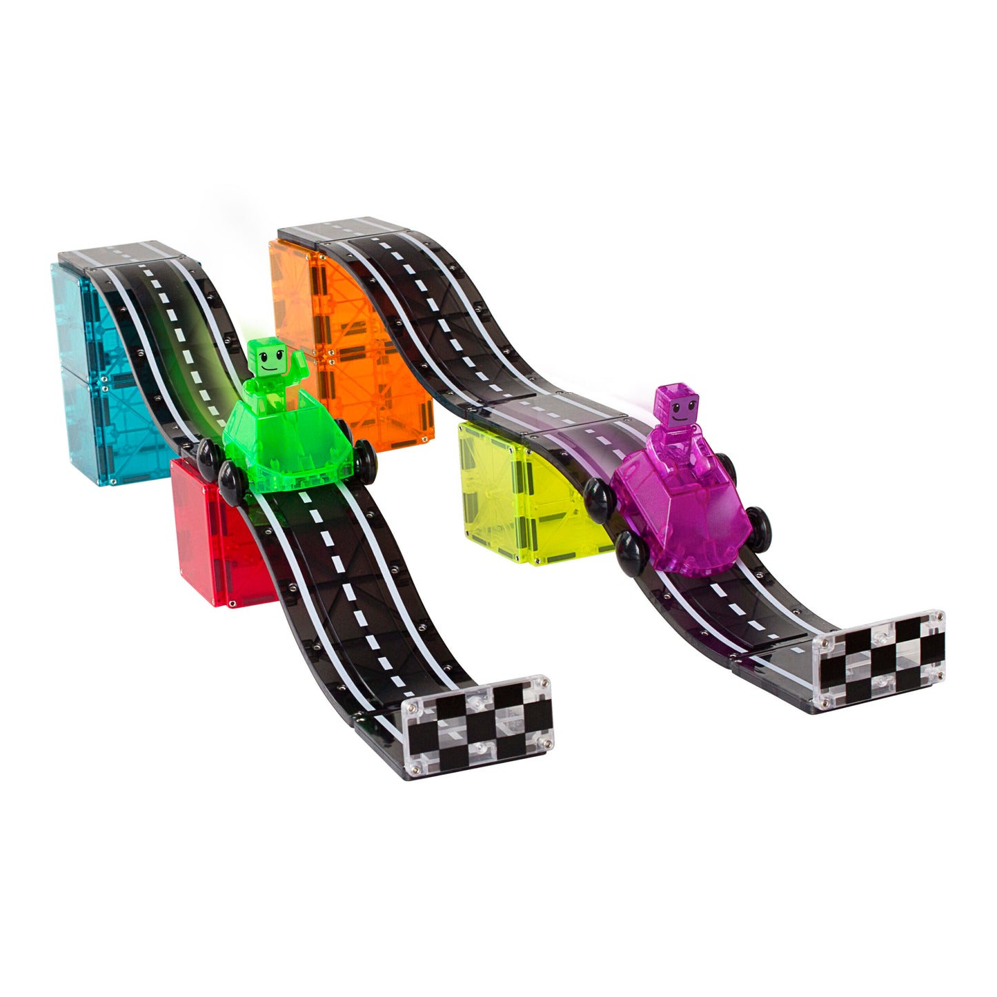 Magna-Tiles Downhill Duo 40 stuks - Geschikt vanaf 3 jaar - Multi