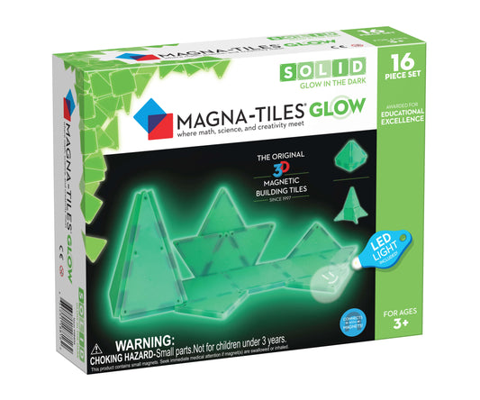 Magna-Tiles Glow in the Dark 16 stuks - Geschikt vanaf 3 jaar - Multi