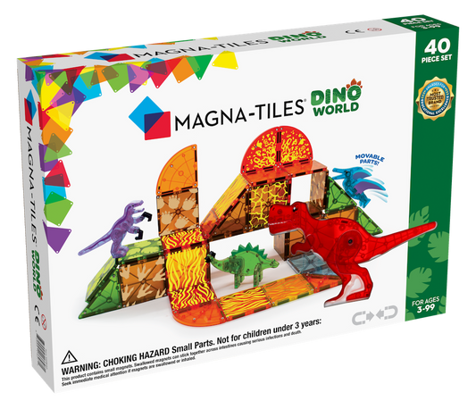 Magna-Tiles Dino World 40 pieces - Suitable from 3 years - Multi