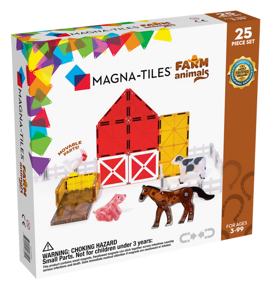 Magna-Tiles Farm Animals 25 pieces - Suitable from 3 years - Multi