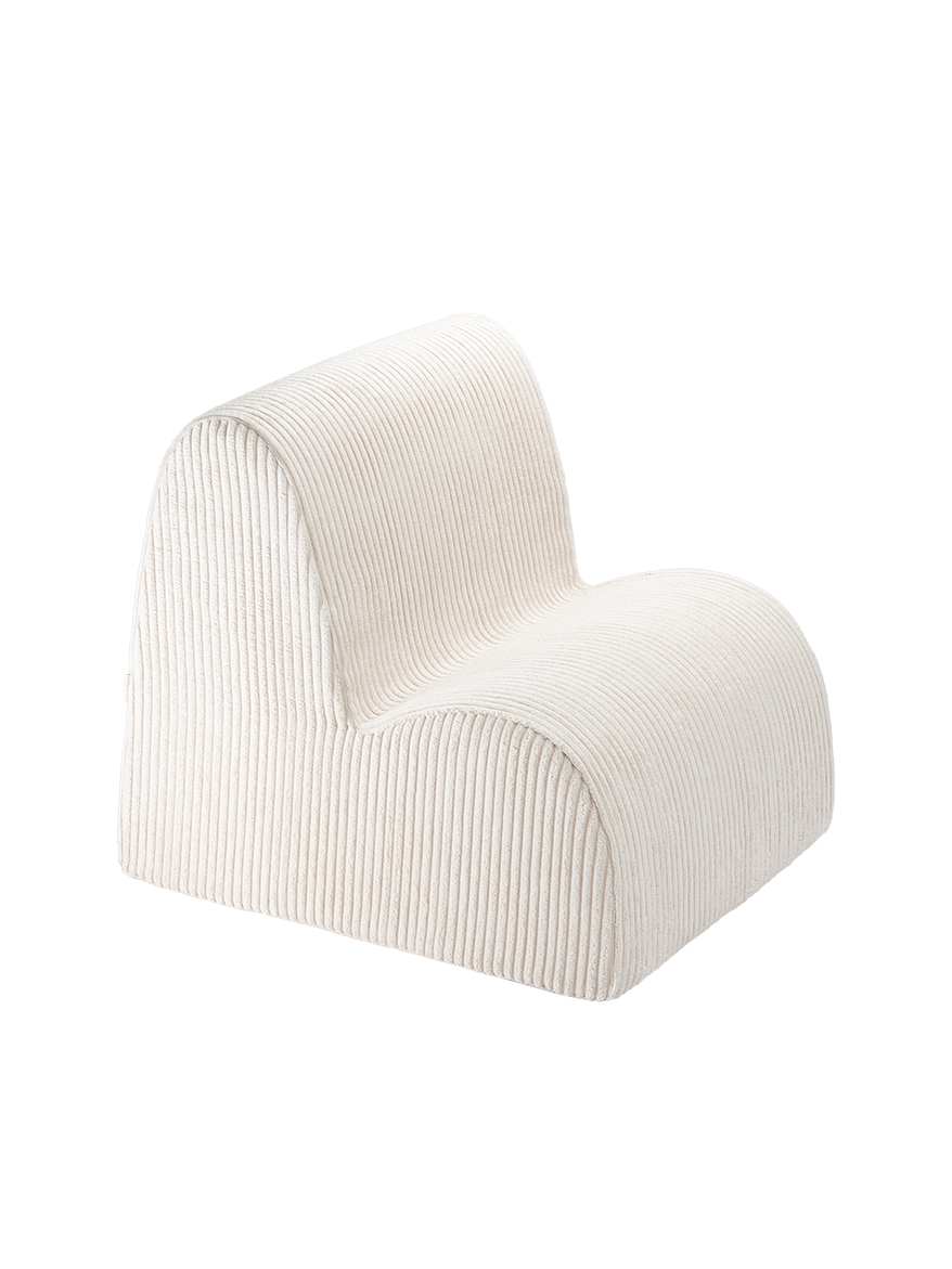 Wigiwama Corduroy Cloud Chair / Fauteuil - 60x50x50cm - Marshmallow