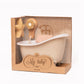 Mrs Ertha My Tubby Poppenbadje met accessoire set - Ivory (geschikt voor pop van 21cm)